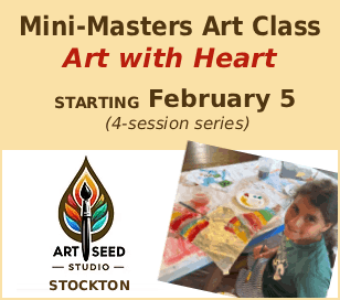 Thursdays in February bring a chance to for kids to express personal loves and universal kindness through art, all while learning about historic artists who created iconic imagery inspired by love. Engage your young artist in the exploration of mixed media creations inspired by these artists who use this theme as a creative starting point. Because we limit our sessions to 10 participants, every mini-master's session is cultivated to engage all learners with dynamic projects to take them another step on their creative journey!