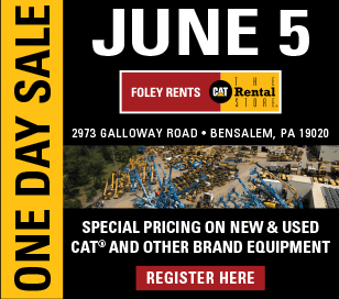 Calling all business owners, construction companies, landscapers and machine enthusiasts! Mark your calendars for Thursday, June 5th for Foley Caterpillar's One-Day Sale at their Bensalem, PA location. You'll find the best deals all year on Cat equipment and more! Featuring used equipment from our rental fleet; skid steers, excavators, backhoes, dozers, rubber track and wheel loaders. From Cat earthmoving and jobsite equipment and beyond, we're also selling air compressors, boom & scissor lifts, buckets, attachments and more from top brands like JLG, Genie, Atlas Copco, Wacker... and obviously, Caterpillar. All equipment is priced to move. Take advantage of special offers available one day only, June 5th. Register by May 28th to be entered into sale day raffles. We hope to see you on June 5th in Bensalem!